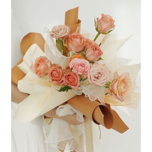Wrapping Paper Flowers Lace Decoration